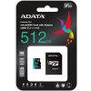 Paměťová karta ADATA MicroSDXC 512 GB AUSDX512GUI3V30SA2-RA1