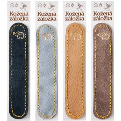 KOŽENÁ ZÁLOŽKA SLON - – Hledejceny.cz