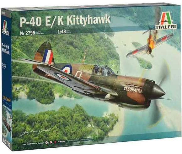 Italeri Curtiss P 40E K Kittyhawk 1:48