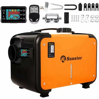 Sunster 8kW, 12V Nezávislé topení All in one, přenosný ohřívač, dálkový ovladač | Zboží Auto