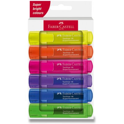 Faber Castell Textliner 46 Neon sada 8 ks 254648 – Zboží Dáma