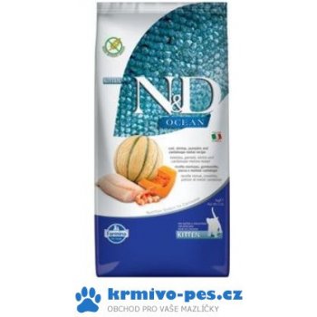 N&D OCEAN Kitten Cod & Shrimp & Pumpkin&Melon 5 kg