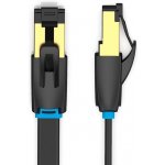 Vention IKCBF Patch, U/FTP, Cat 8.1, lanko, OFC, TPE, 1m, černý – Zboží Živě