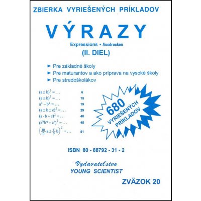 Výrazy II. diel - RNDr. Marián Olejár, Iveta Olejárová – Hledejceny.cz