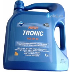 Aral HighTronic 5W-40 5 l