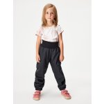 Dětské softshellové kalhoty s beránkem Light Černá Žíhaná – Zboží Dáma