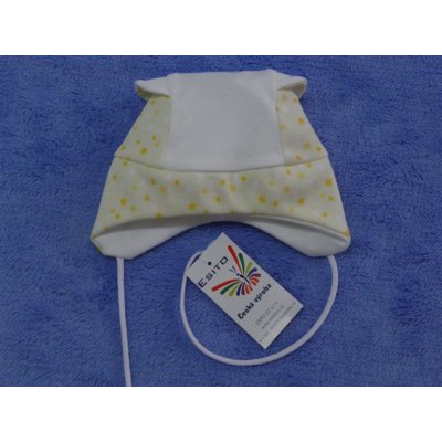 Esito Kojenecká čepice s oušky srdce bílá zelená – Hledejceny.cz