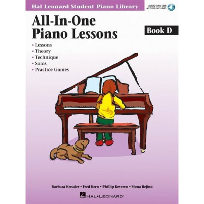 All-In-One Piano Lessons Book D pro klavír 989990 – Zboží Mobilmania