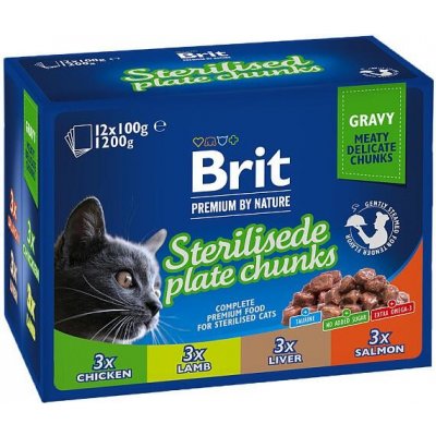 Brit Premium Sterilised Plate 12 x 100 g