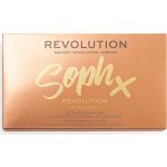 Makeup Revolution Soph X paleta očních stínů se zrcátkem Extra Spice 18 x 0,8 g – Sleviste.cz