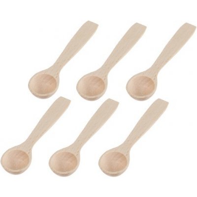 ČistéDřevo Dřevěná lžíce 8 cm 6 ks – Zbozi.Blesk.cz