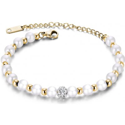 Mabell Dámský náramek z chirurgické oceli JAMIE CZ221GS976-GOLDC45 – Hledejceny.cz