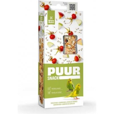 Puur Tyčinky Snack šípek a jablko pro andulky 60 g – Hledejceny.cz