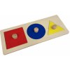 Montessori smyslová pomůcka Montessori puzzle tvary