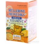 Dr. Müller Müllerovi medvídci s vitaminem C mandarinka 45 tablet – Hledejceny.cz