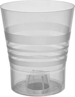 PLASTKON květináč Orchid 15 cm transparentní