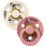 Bibs Moomin Dudlíky kaučuk kulaté 2ks Dreaming Baby Pink Mix – Hledejceny.cz