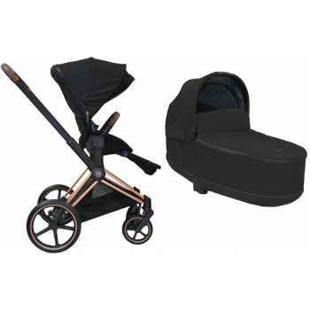 Cybex Priam podvozek Seat Pack Plus Lux Carry Cot Deep black 2020