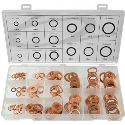 GEKO Měděné podložky 150 ks G02807 – Hledejceny.cz