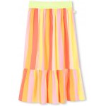 Billieblush sukně dlouhá šifónová pruhy žlutá – Zboží Dáma