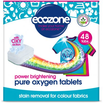 Ecozone Oxy tablety na barevné prádlo 48 ks – Zboží Mobilmania
