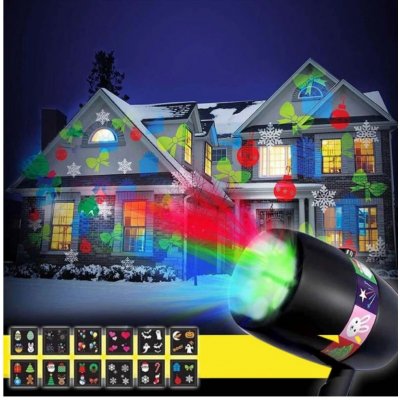 ISO 9578 LED Projektor venkovní 12 motivů – Zbozi.Blesk.cz