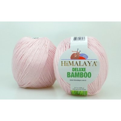 Himalaya příze DeLuxe Bamboo_124-06 pastelově růžová – Hledejceny.cz