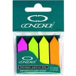 Záložky samolepicí 11x43 mm, (4x40 listů) – Zboží Dáma