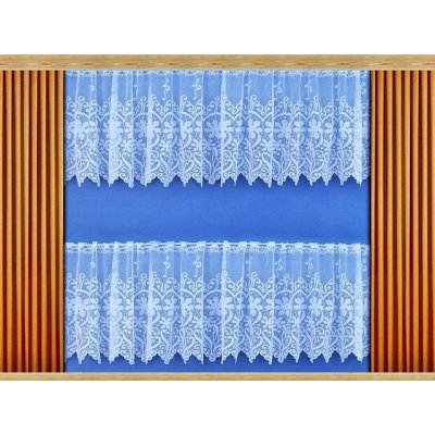 Záclona Květ- kruh výška 40 cm (bílá) – Hledejceny.cz