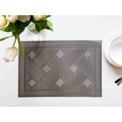 Jahu collections prostírání Deluxe Majda ornamenty šedé 30x45cm – Zboží Mobilmania