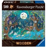 RAVENSBURGER Dřevěné Kouzelný les 500 dílků – Zbozi.Blesk.cz