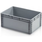 TBA Plastová Euro přepravka 600 x 400 x 270 cmmm plný úchyt – Zboží Dáma