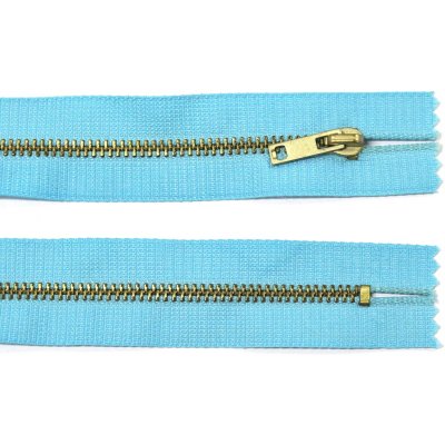 WICO Kovový zip no.3 nerozepínací 14cm tyrkysový (zlaté zoubky) – Hledejceny.cz