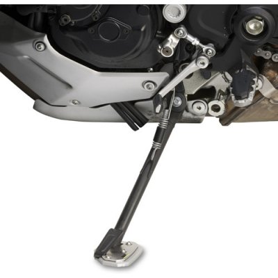 ES7412 rozšíření bočního stojánku Ducati Multistrada Enduro 1260/950 S (19-20), stříbné hliníkové – Zboží Mobilmania