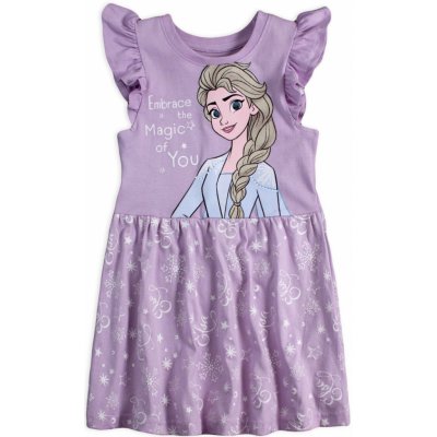 Dívčí letní šaty DISNEY FROZEN MAGIC fialové – Zboží Dáma