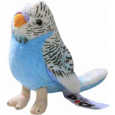 Carl Dick budgie pták tmavě modrý cca 2823005 13 cm