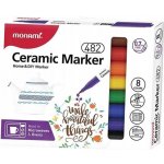 Monami fixy na keramiku a porcelán 8 barev 0.7 mm – Sleviste.cz