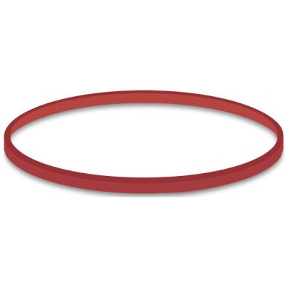 Gumičky červené slabé (1 mm, Ø 6 cm) [1 kg] (64106) – Zboží Dáma
