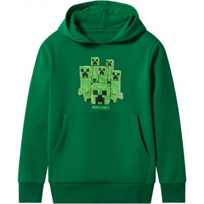 Minecraft chlapecká mikina zelená – Zboží Dáma