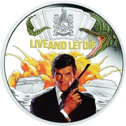 Perth Mint Stříbrná mince James Bond Žít a nechat zemřít 1 Oz