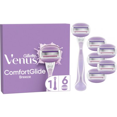 Gillette Venus ComfortGlide Breeze + 6 ks hlavic – Zboží Dáma