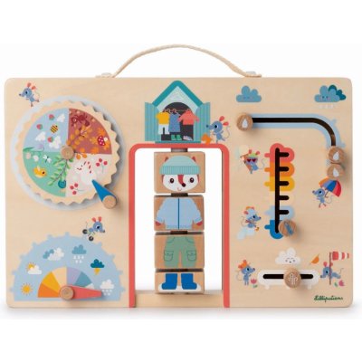 Lilliputiens Activity Board oblékáme se podle počasí liška Alice – Zbozi.Blesk.cz