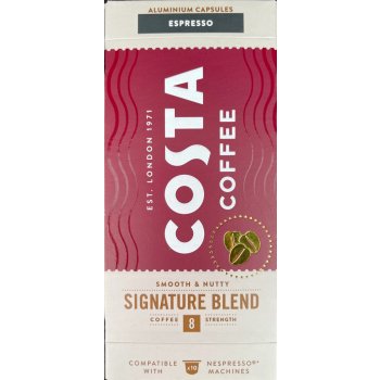Costa Coffee Signature Blend Espresso kávové kapsle pro Nespresso 10 ks