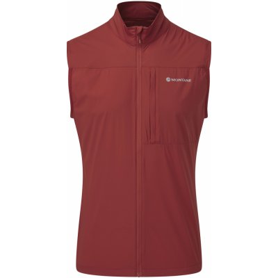 Montane větruodolná vesta Featherlite Gilet acer red – Sleviste.cz