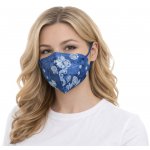 Balerina nanorespirátor FFP2 Blue paisley – Zboží Mobilmania