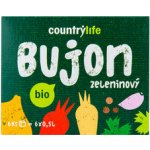 Country Life Bio Bujon zeleninový kostky 66 g – Zboží Dáma