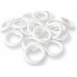 kroužek d42 /20ks/-záclonový, bílý plast – Hledejceny.cz