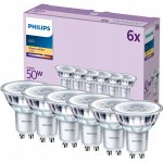 Philips LED Classic spot 4.6-50W, GU10, 2700K, set 6ks 929001215233 – Zboží Živě