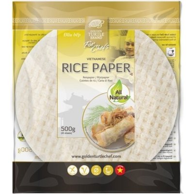 Golden Turtle Chef Rýžový papír kulatý 0,5 kg – Zboží Mobilmania