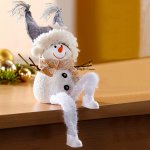 Die moderne Hausfrau Sedící Sněhulák Evald – Sleviste.cz